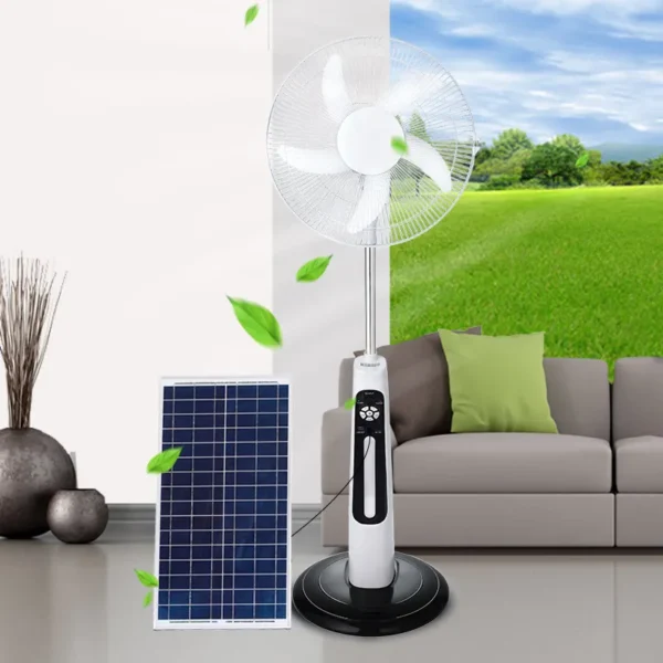 Pedestal Fan, Solar, ABS - view 4