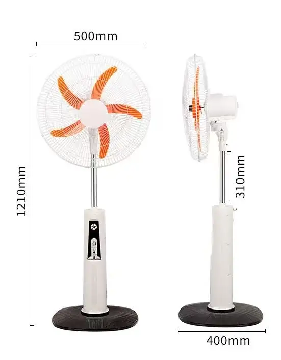 Pedestal Fan, Solar, LED - view 3