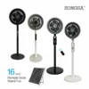 Pedestal Fan, Solar, Plastic - view 3