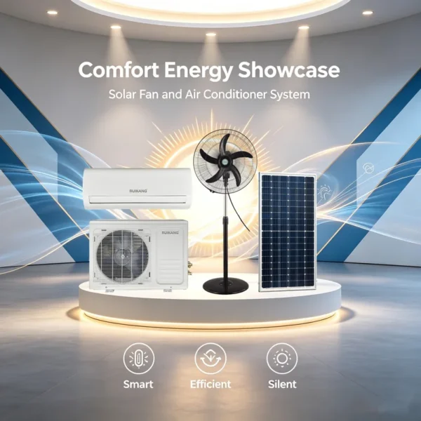 Pedestal Fan, Solar, Portable - view 6