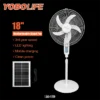 Pedestal Fan, YOBOLIFE, Solar, USB - view 2