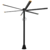 Pedestal Floor Ventilation Fan, 7.3m, 24Ft, HVLS