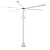 Pedestal Floor Ventilation Fan, 7.3m, 24Ft, HVLS - view 2