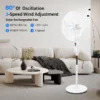 Pedestal Solar Fan, DC 12V, 18 - view 2