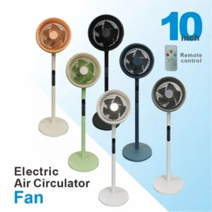 Pedestal Stand Fan, 10-inch, 40, Plastic