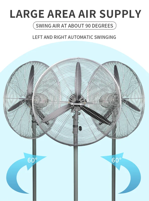 Pedestal Stand Fan, 18'', 20'', 24'', 26'' - view 3