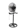 Pedestal Stand Floor Fan, Aluminum, 45W, ALUMINIUM WIRE