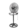 Pedestal Stand Floor Fan, Aluminum, 45W, ALUMINIUM WIRE