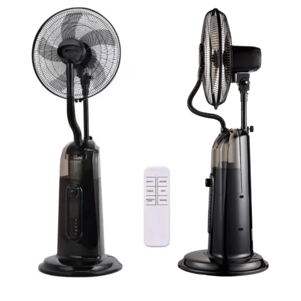 Pedestal Water Mist Fan, 110V, 2L Water Tank