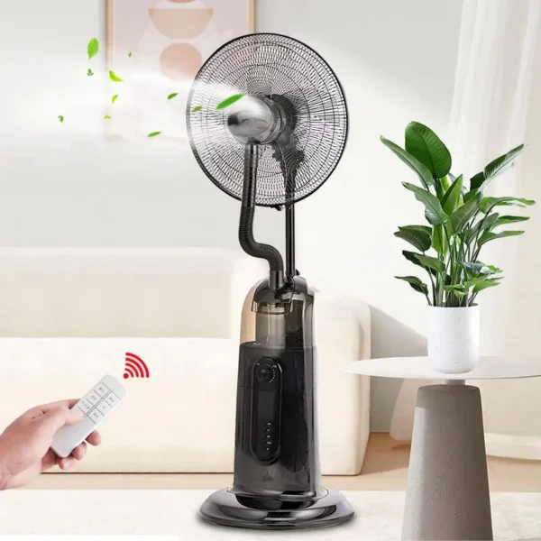 Pedestal Water Mist Fan, 110V, 2L Water Tank - view 4