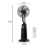 Pedestal Water Mist Fan, 110V, 2L Water Tank - view 6