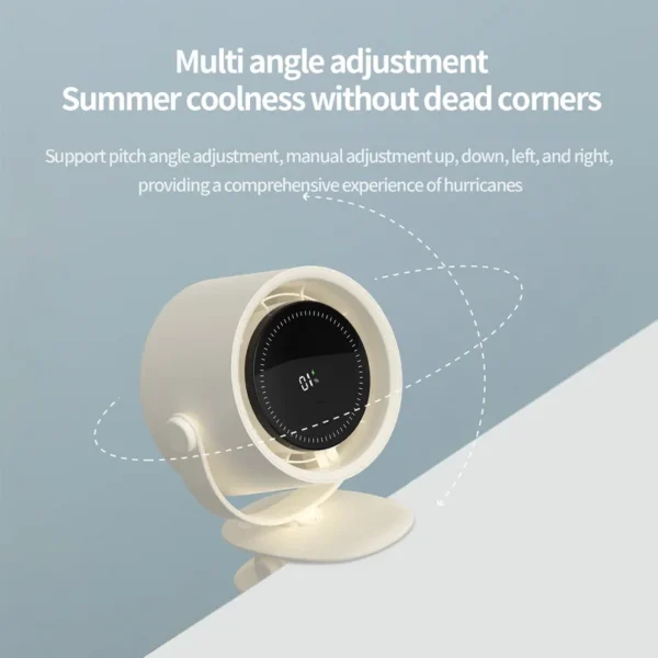 Personal Desk Clip Fan, HXTC88, AIR, Portable, USB - view 6