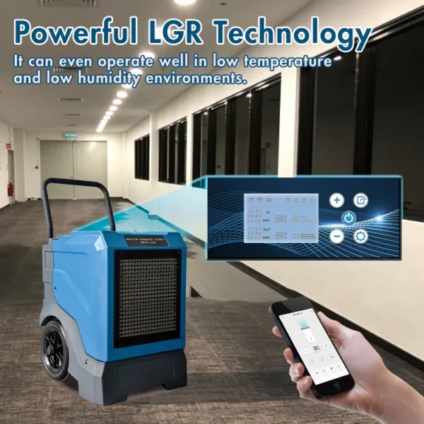 Pints Commercial Dehumidifier, LGR, R32