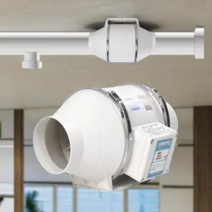 Pipe Booster Fan, 75W, PVC