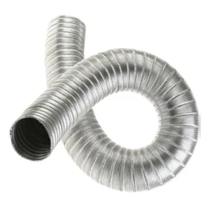 Pipe Exhaust Inline Fan, HVAC, 25ft, CFM, Aluminum