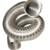 Pipe Exhaust Inline Fan, HVAC, 25ft, CFM, Aluminum - view 4