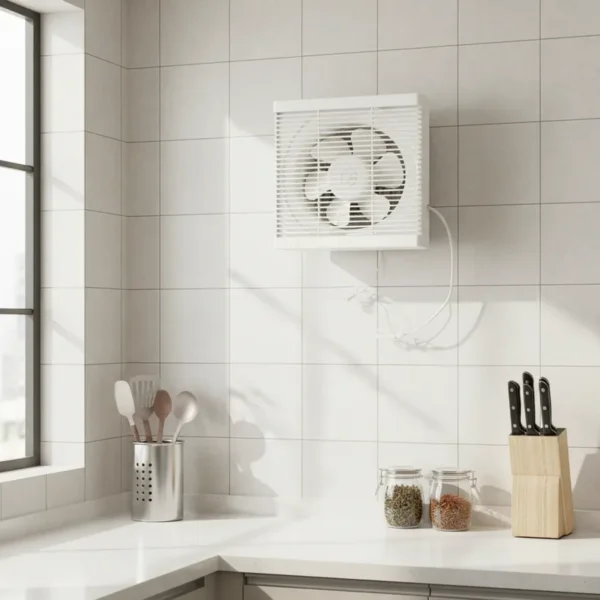 Pipe Smoke Exhaust Fan, Ceiling, Plastic, Axial