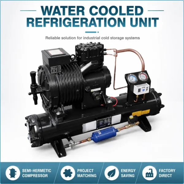 Piston Compressor, 30HP, 220 V, R-404A