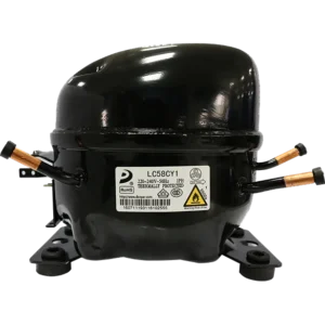 Piston Refrigeration Compressor, R600A, LC58CY1, Hermetic
