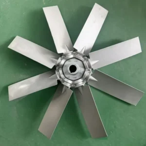 Pitch Cast Aluminum Fan, Axial, Aluminum Alloy