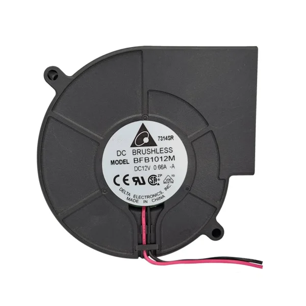 Plastic Blower, 12V, BFB1012M-A, 97x94x33MM, Radial - view 3