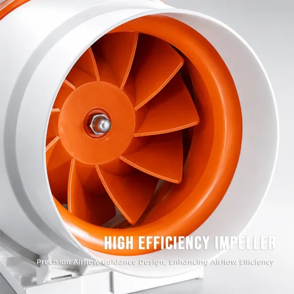 Plastic Centrifugal Duct Fan, 500RPM, 220 V, Corded Electric - view 4