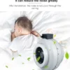 Plastic Centrifugal Duct Fan, Inline, 220-230V - view 5