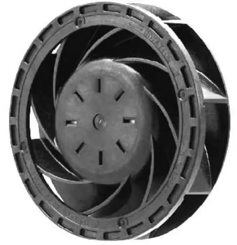Plastic Duct Centrifugal Fan, 70x20mm, 12/24V/48V, SYMBANG - view 2