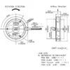 Plastic Duct Centrifugal Fan, 70x20mm, 12/24V/48V, SYMBANG - view 4