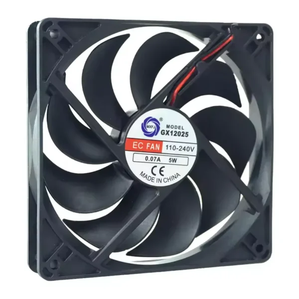 Plastic Fan, Gx12025, 110-240vac, 3200rpm, 6w - view 2