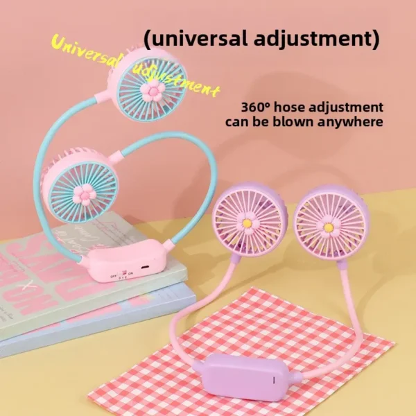 Plastic Foldable Mini Fan, Portable, DD8026-B - view 3