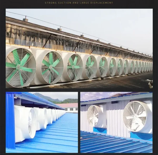 Plastic Frp Exhaust Fan, Axial, 380V - view 6