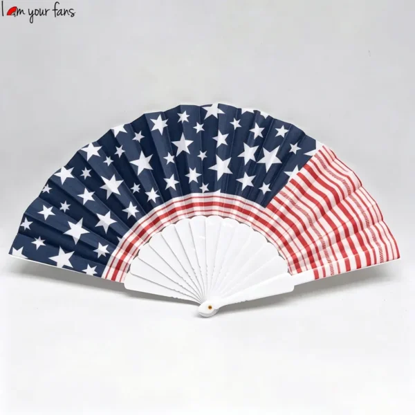 Plastic Hand Fan, 23cm - view 2