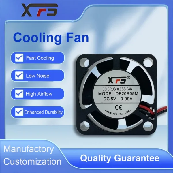 Plastic Square Axial Fan, Brushless, 2510 - view 3