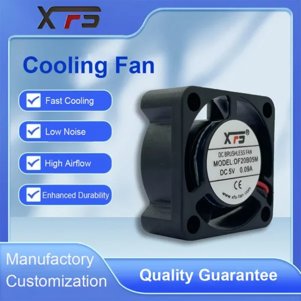 Plastic Square Axial Fan, Brushless, 2510 - view 5