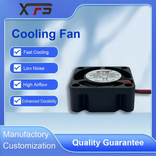 Plastic Square Axial Fan, Brushless, 2510 - view 6