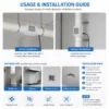 Plastic Ventilation Fan, 50mm, 12V, Waterproof - view 4