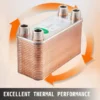 Plate Heat Exchanger, 3"x7.5", 316L, 3/4", MPT - view 2