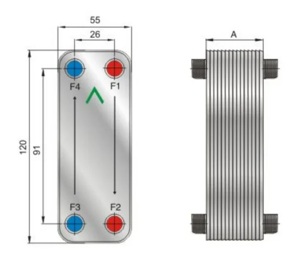 Plate Heat Exchanger, FHC003G, SS304, 18-months - view 3