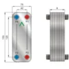 Plate Heat Exchanger, FHC008G, Stainless, Steel, Copper - view 2