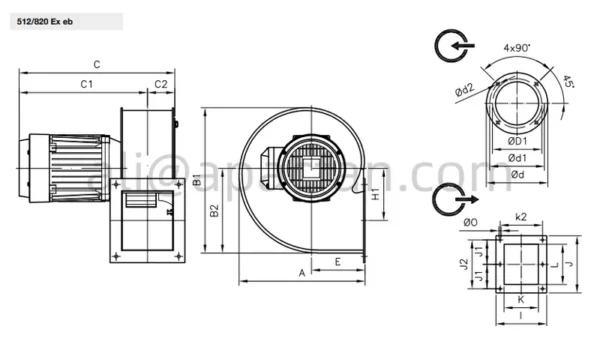 Plug Fan, ATEX, centrifugal, 2G, 2D - view 5