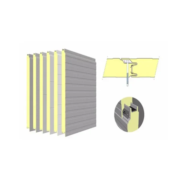 Polyurethane Sandwich Panel, 50/75/100/150mm, PIR, YX-1000 - view 2