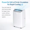 Portable Air Conditioner, 18000BTU, R290, Plastic - view 4