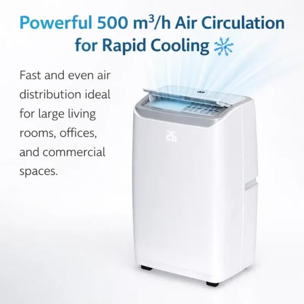 Portable Air Conditioner, 18000BTU, R290, Plastic - view 4