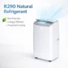 Portable Air Conditioner, 18000BTU, R290, Plastic - view 5
