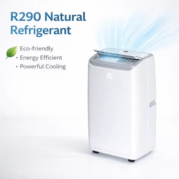 Portable Air Conditioner, 18000BTU, R290, Plastic - view 5