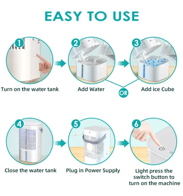 Portable Air Conditioner, 5, USB - view 6