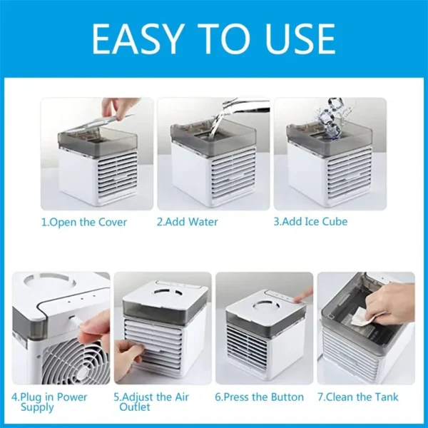 Portable Air Conditioner, USB, Battery - view 2