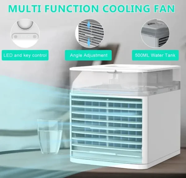 Portable Air Conditioner, USB, Battery - view 6