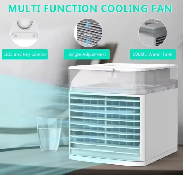 Portable Air Conditioner, USB, Battery, ABS+PP - view 4